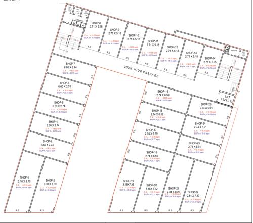  trade-center Trade Center Cluster Plan For Ground Floor