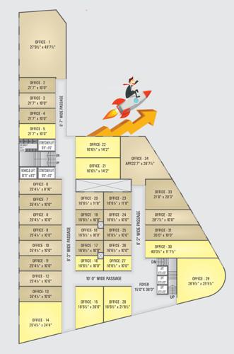  madhuram-arcade-2 Madhuram Arcade 2 Cluster Plan From 3rd To 6th Floor