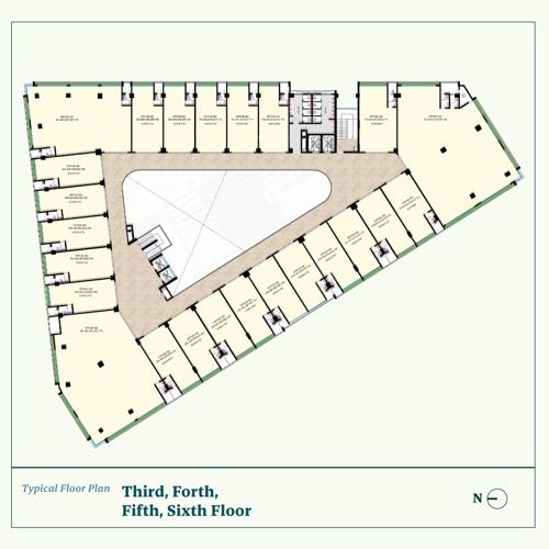  the-choupaal The Choupaal Cluster Plan from 3rd to 6th Floor