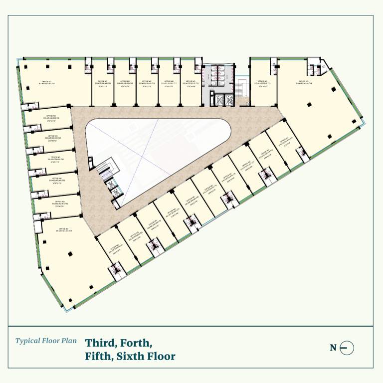  the choupaal The Choupaal Cluster Plan from 3rd to 6th Floor