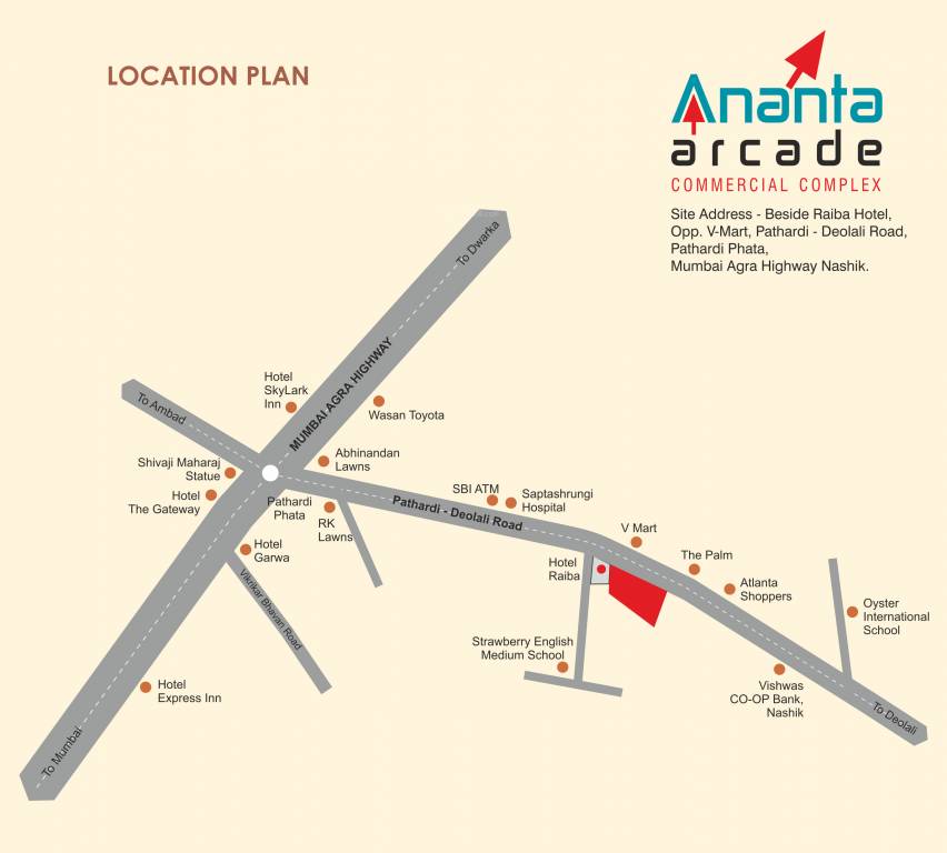  ananta arcade Location Plan