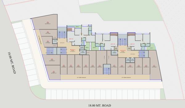  privilion Cluster Plan For 1st Floor