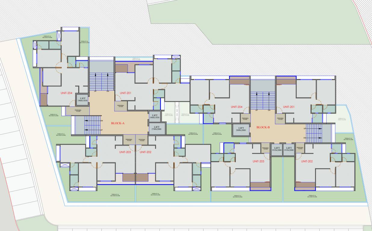  privilion Cluster Plan From 2nd To 22th Floor