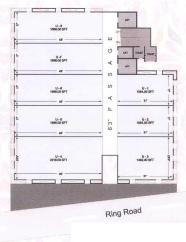 Textile Market Cluster Plan From 1st To 2nd Floor textile-market Textile Market Cluster Plan From 1st To 2nd Floor