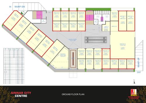  sinnar-city-center Sinnar City Center Cluster Plan for ground Floor
