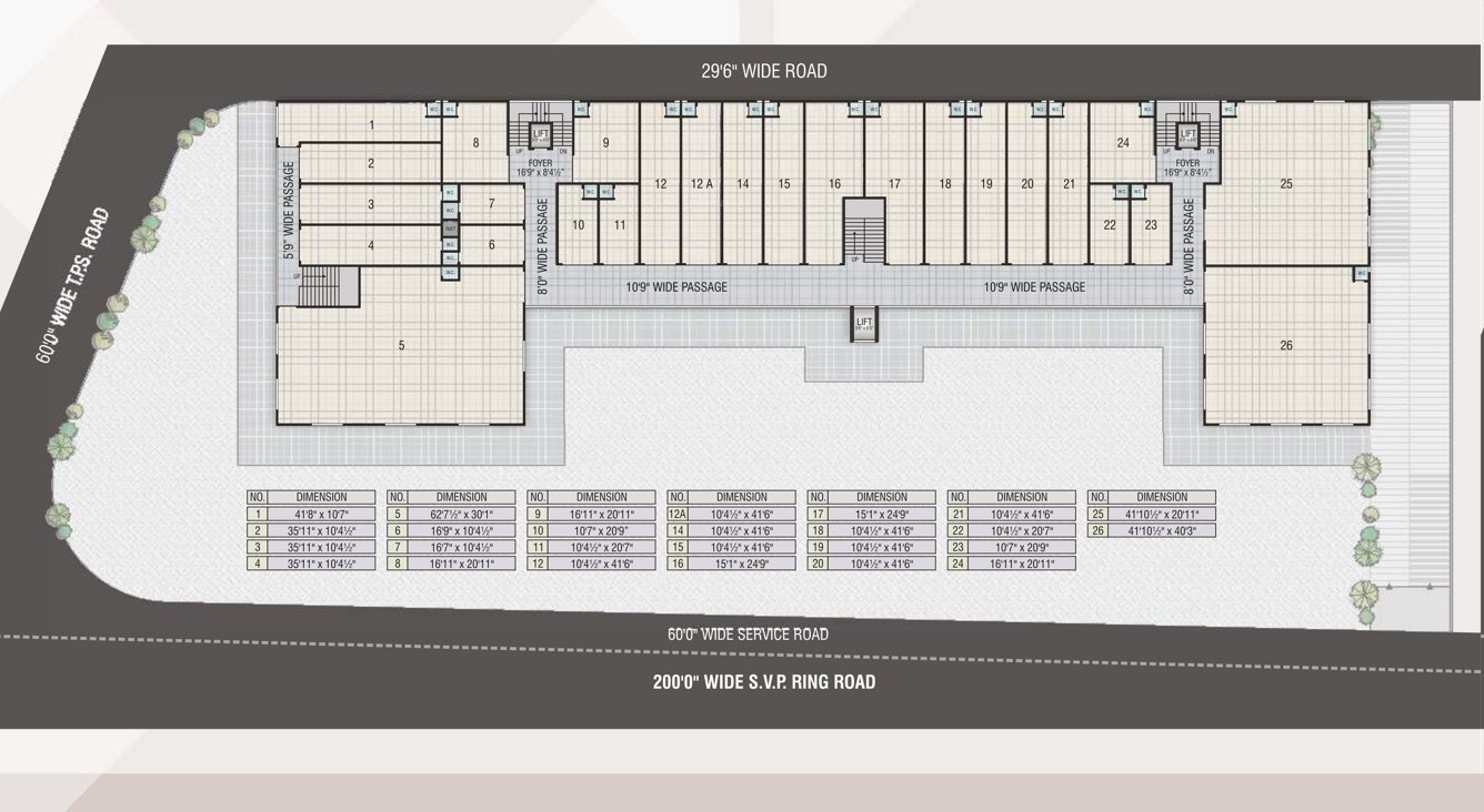  krish arcade Block A Cluster Plan From 1st To 2nd Floor