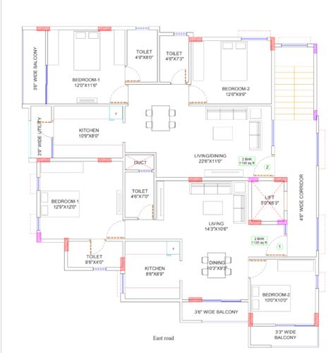  jeya-homes Jeya Homes Cluster Plan from 1st to 5th Floor