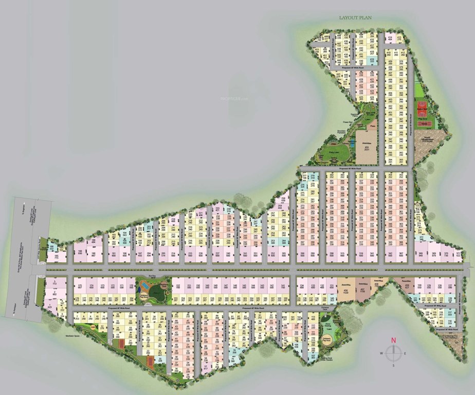  devaki meadows Layout Plan