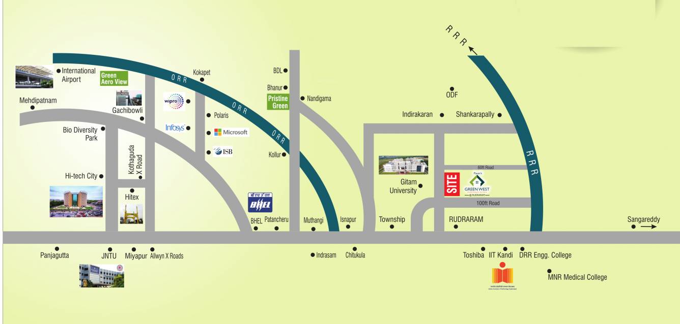  green west 2 Location Plan