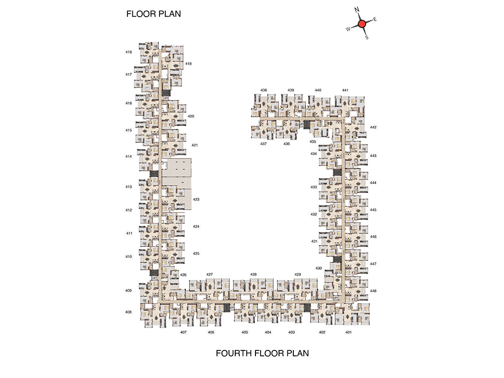 linore Casagrand Linore Cluster Plan for 4th Floor