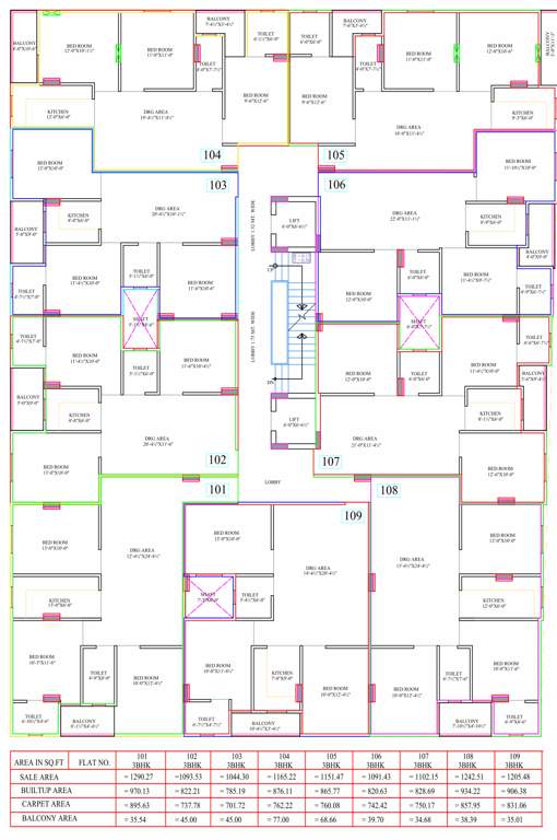  parth enclave Parth Enclave Cluster Plan