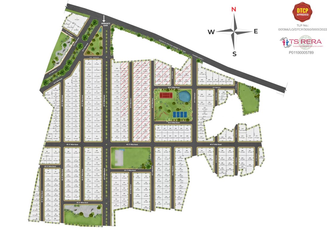  greenfield Layout Plan