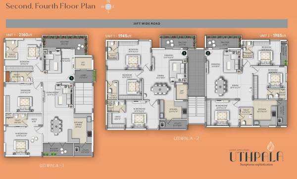  utpala-2 Canny Utpala 2 Cluster Plan For 2nd , 4th Floor