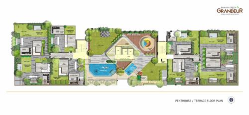  green-grandeur Bhavyaa Green Grandeur Cluster Plan