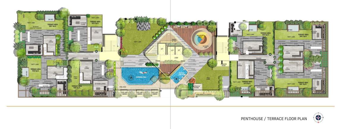  green grandeur Bhavyaa Green Grandeur Cluster Plan