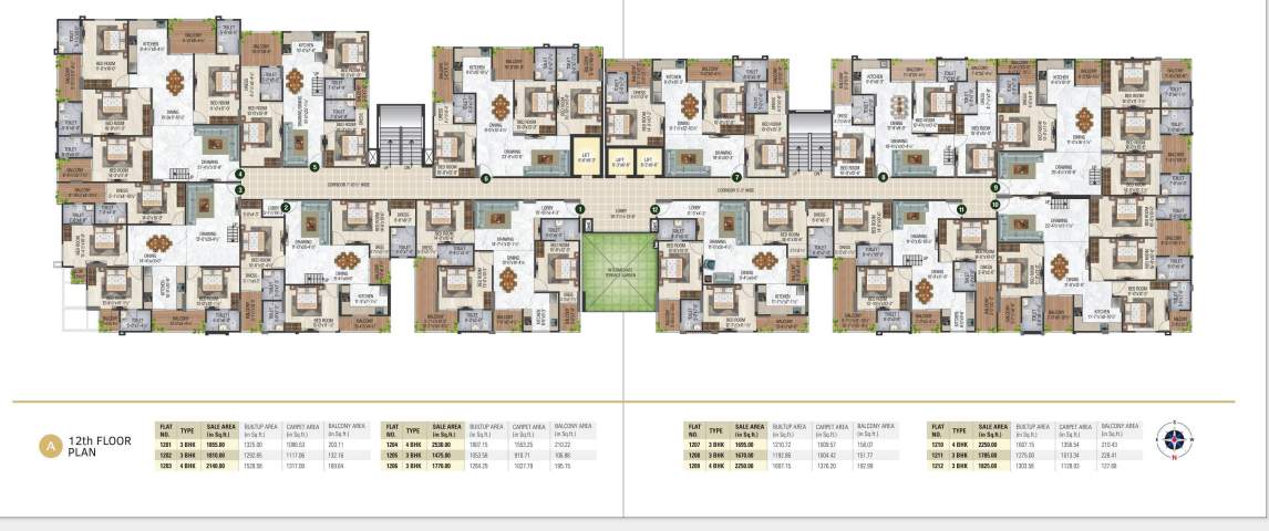  green grandeur Bhavyaa Green Grandeur Cluster Plan