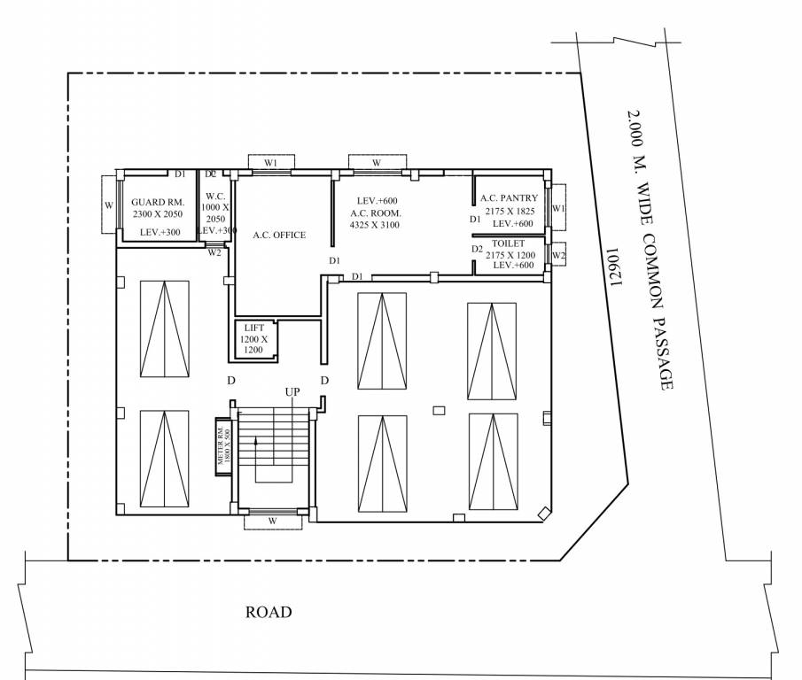  shiuli shimul Block A And B Cluster Plan For Ground Floor