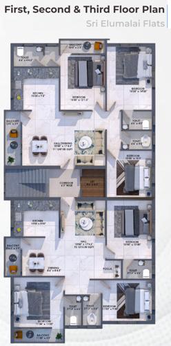  sri-elumalai-flats Sri Elumalai Flats Cluster Plan From 1st To 3rd Floor