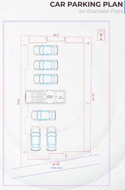  sri elumalai flats Sri Elumalai Flats Ground Cluster Plan