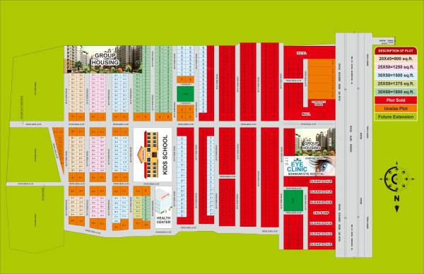  vidya-city Layout Plan