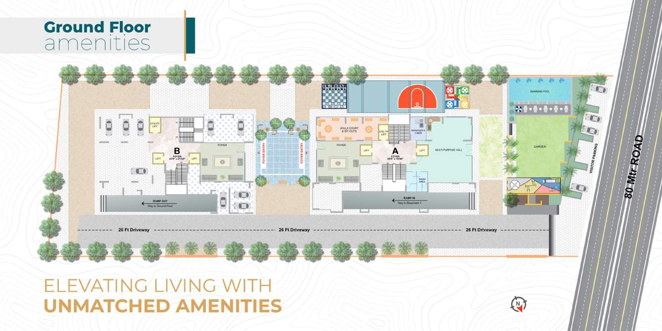  avyanna Tower 1 & Tower 2 Cluster Plan