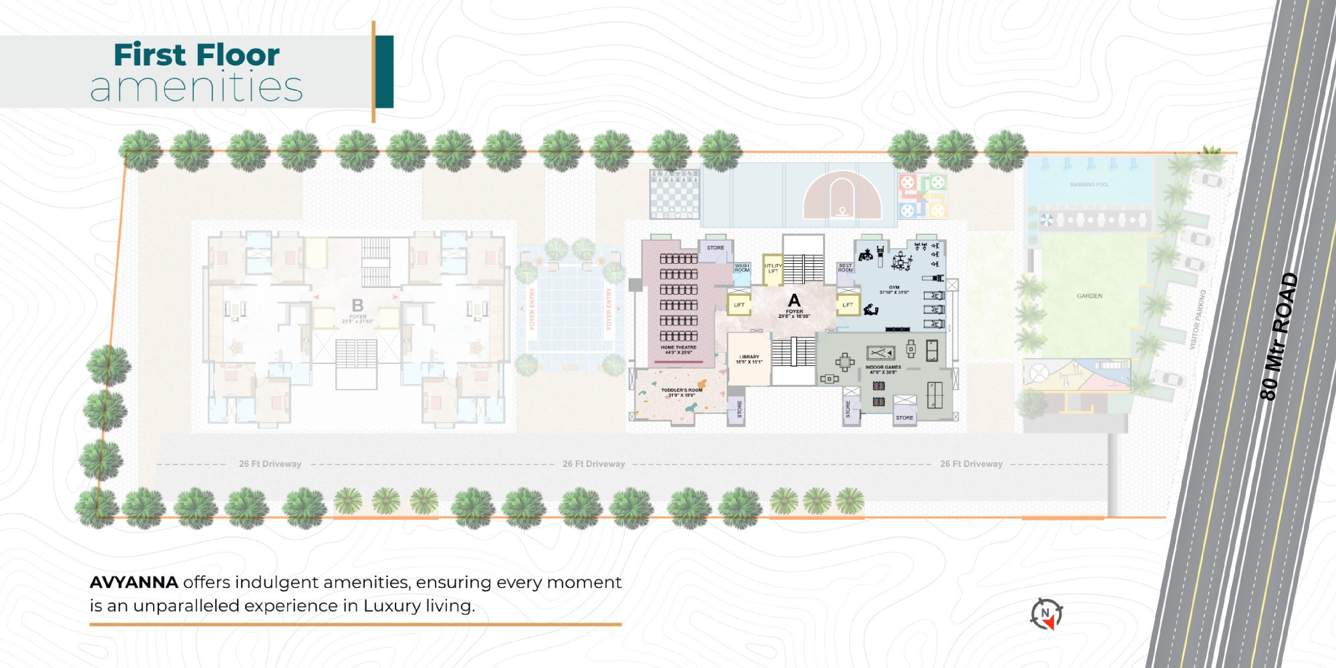  avyanna Tower 1 & Tower 2 Cluster Plan