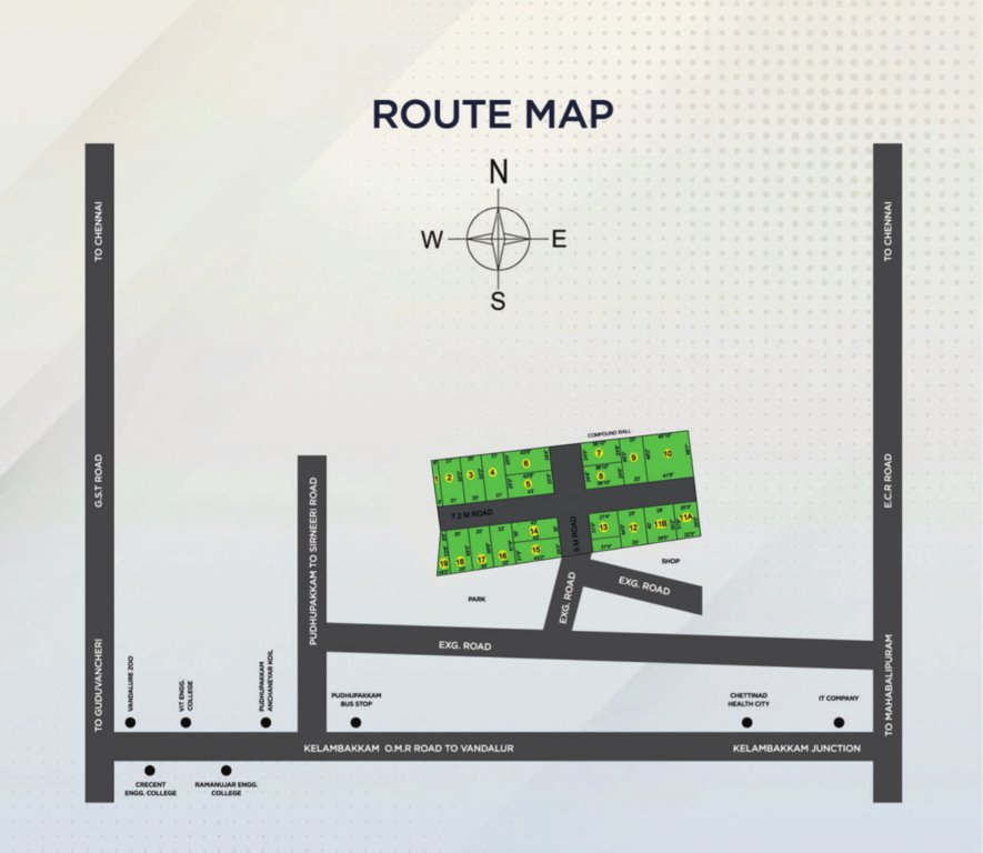  blooming garden Location Plan