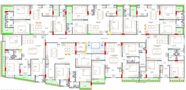  krishna-kunj-heights-2 Krishna Kunj Heights 2 Cluster Plan For Typical Floor Plan