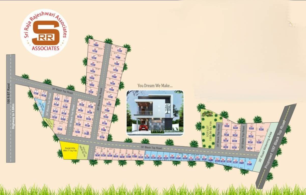  ravis dharitri Layout Plan