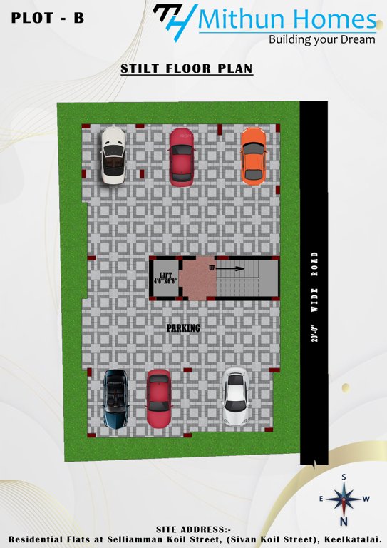 sun shine Wing B Cluster Plan for ground Floor