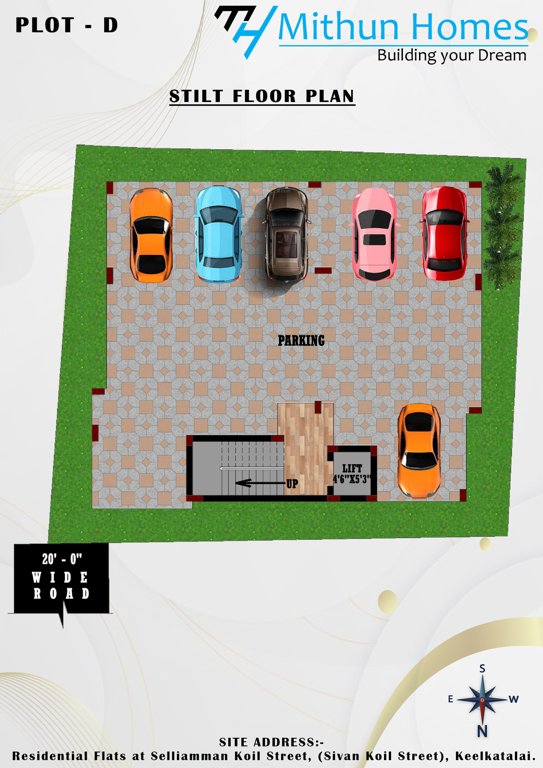  sun shine Wing D Cluster Plan for ground Floor