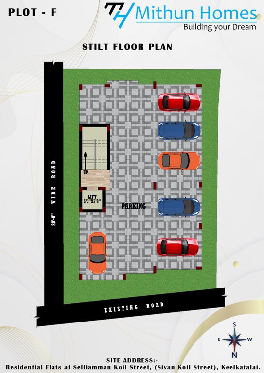  sun shine Wing F Cluster Plan for ground Floor