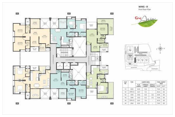  aria-phase-2 Aria - Phase 2 B Building, Wing B Cluster Plan