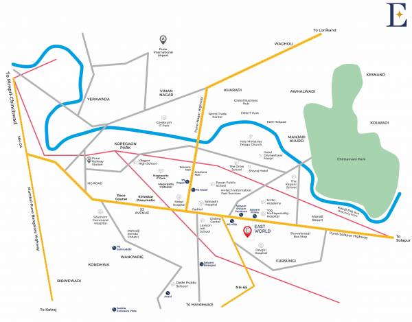 Location Plan east-world-phase-i Location Plan