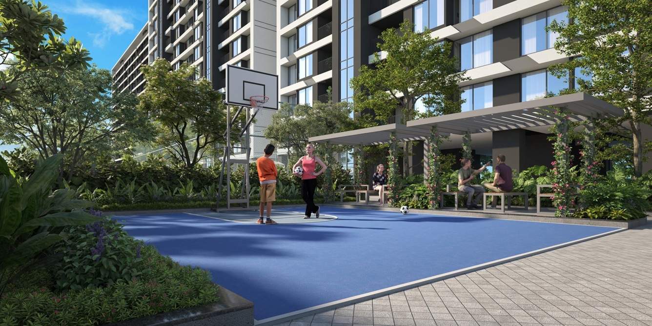 east world phase i Basketball Court