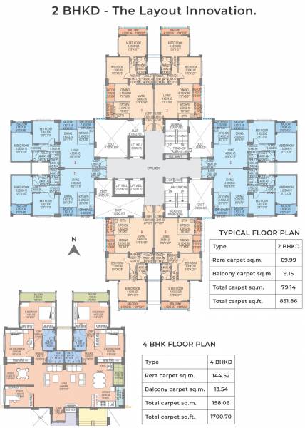  eden-garden Building C1 To C4 MIG Type Cluster Plan