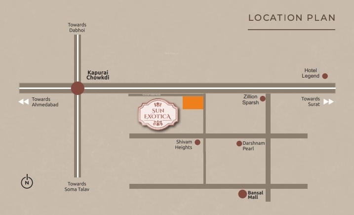  exotica Location Plan