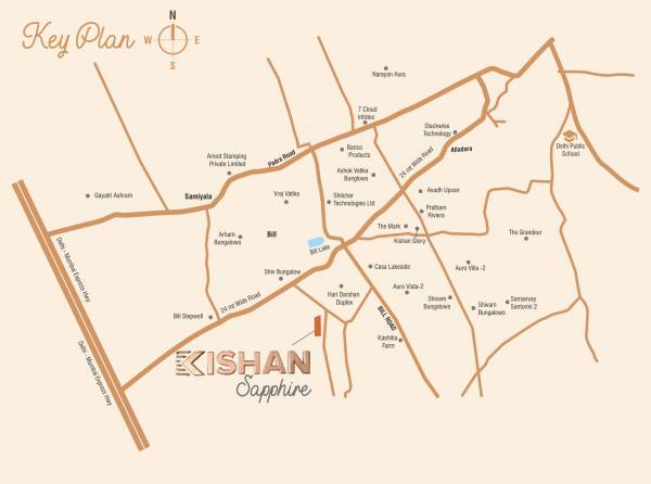 Location Plan kishan-sapphire-villa Location Plan