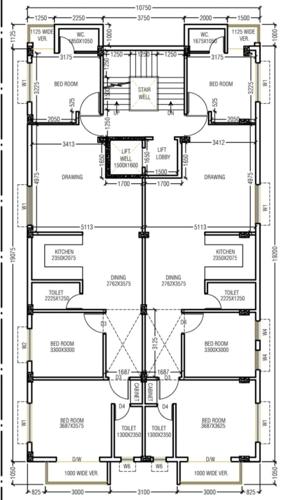  hrishivihar-cooperative Hrishivihar Cooperative Typical Cluster Plan