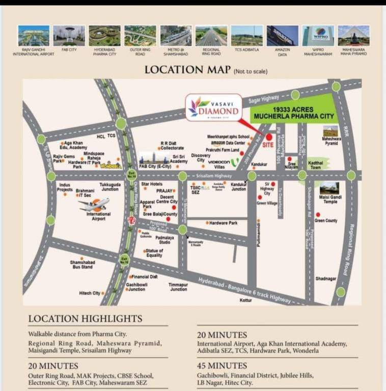  diamond pharma city Location Plan