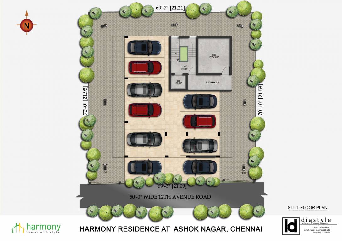  samyuktha Harmony Samyuktha Stilt Cluster Plan