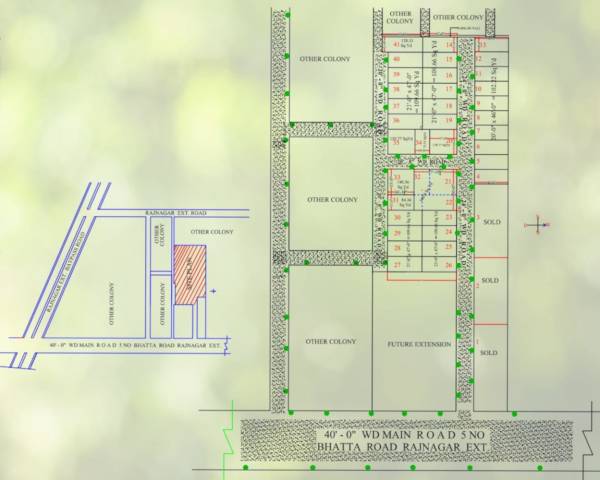 Layout Plan mahav-kunj-colony-phase-1 Layout Plan
