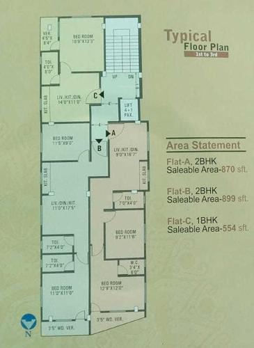  maa-tara-bhawan Maa Tara Bhawan Cluster Plan from 1st to 3rd Floor