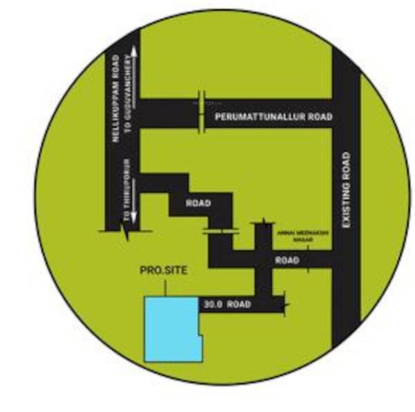  aishwaryam-enclave-phase-1 Location Plan