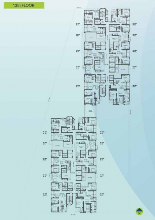  north park Dummy Tower Cluster Plan