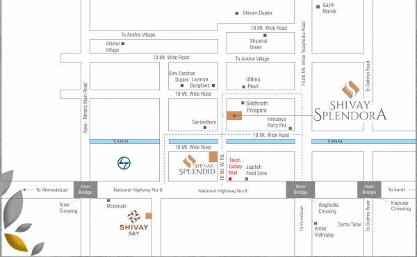  shivay-splendora Location Plan