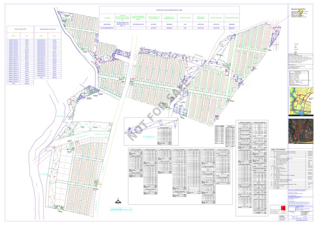  forest estate Layout Plan
