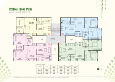  snehal-apartment Snehal Apartment Cluster Plan