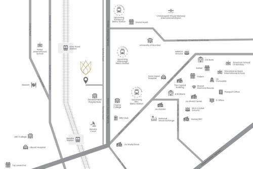 Location Plan the-address-by-gs-bandra-tower-a Location Plan