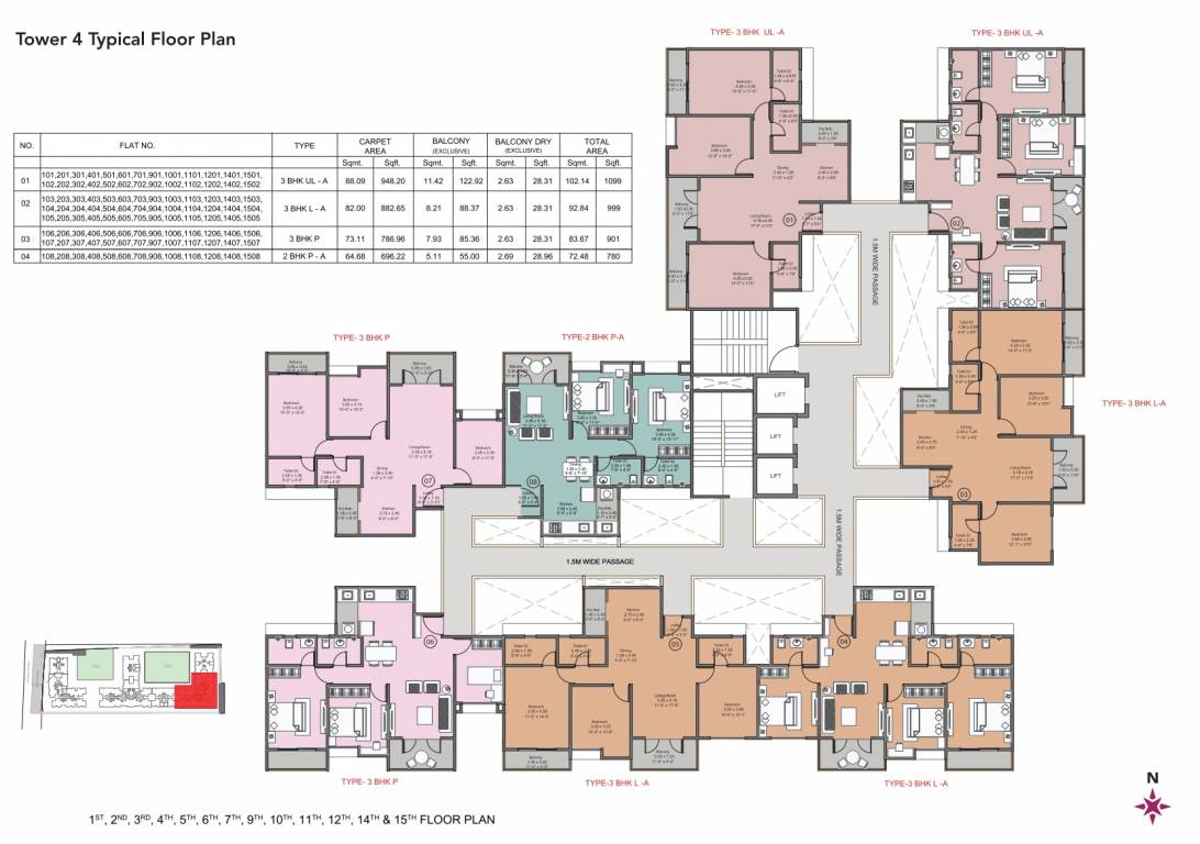  viva pixel phase 2 Tower 4 Cluster Plan